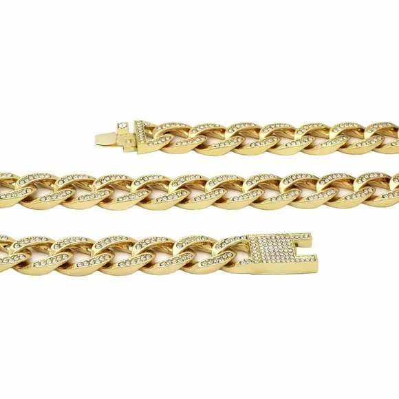 14k Gold 16mm 30" Cuban Chain